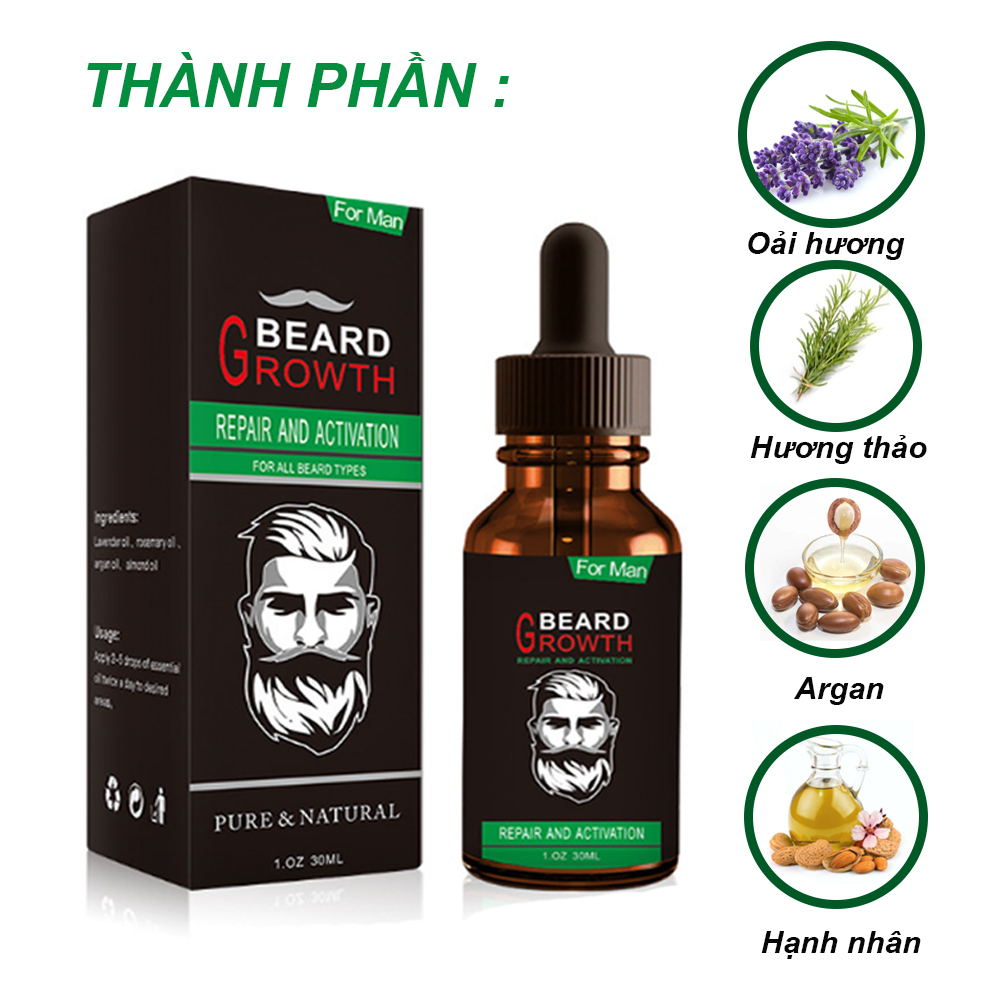 SERUM MỌC RÂU DÀNH CHO NAM GIỚI - 30ML