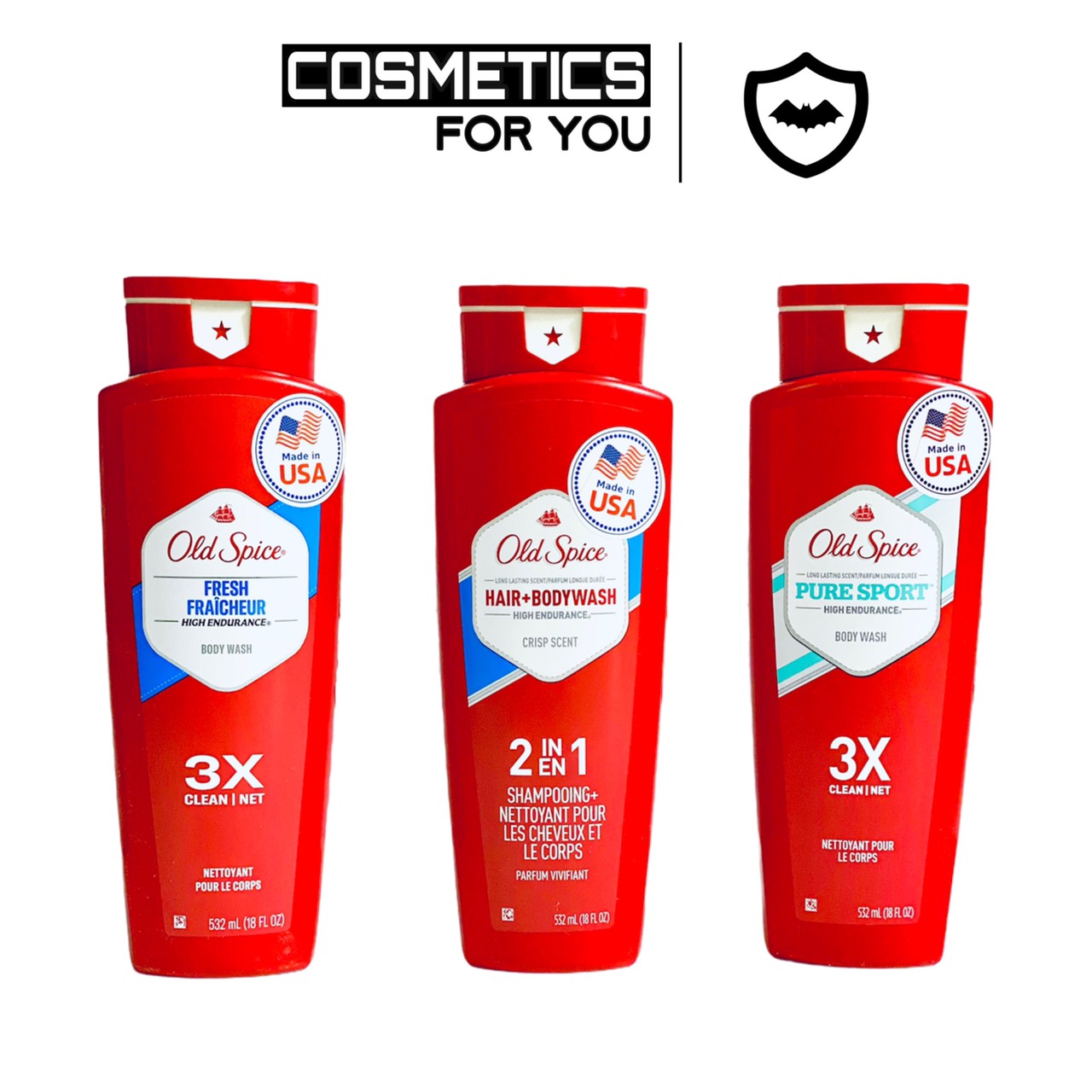 [HCM]SỮA TẮM OLD SPICE 532ML HƯƠNG FRESH