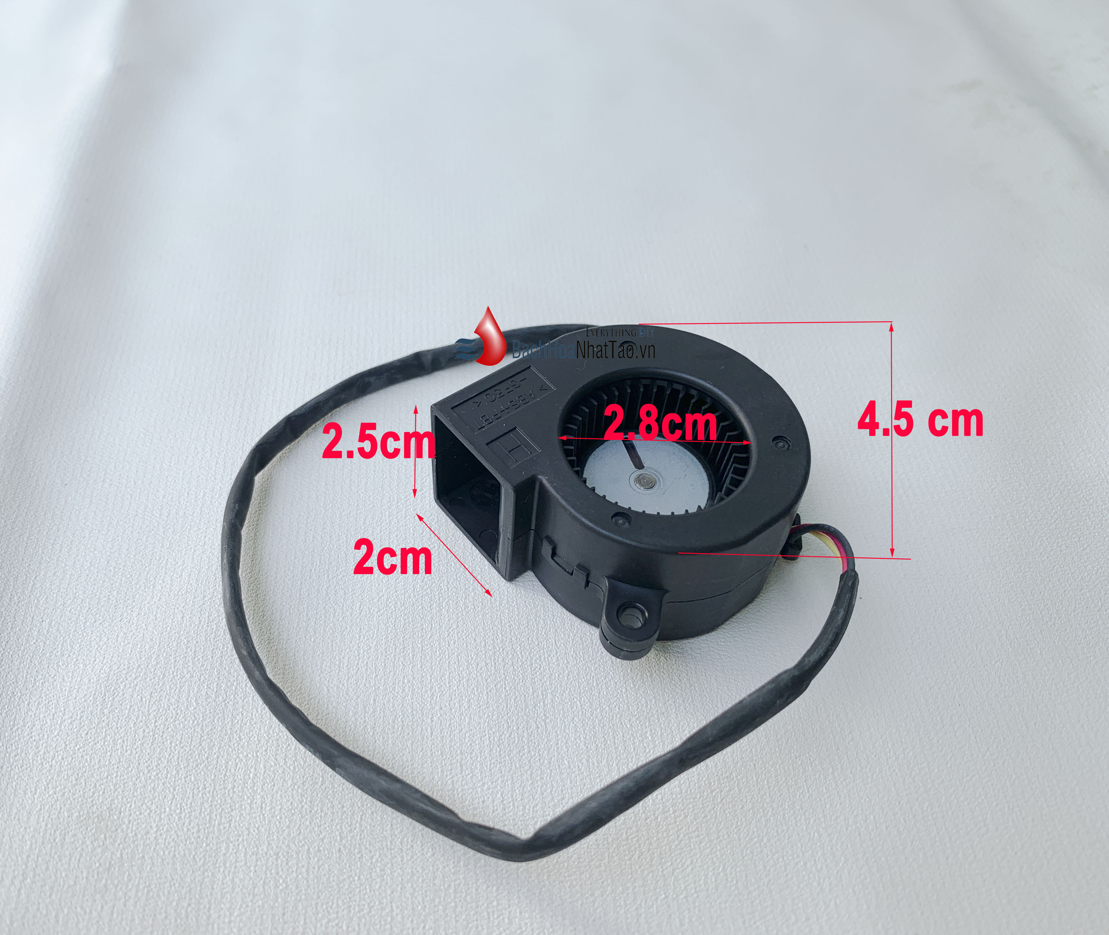 Quạt Sò Nidec Servo 5cm x 2.5cm 12v