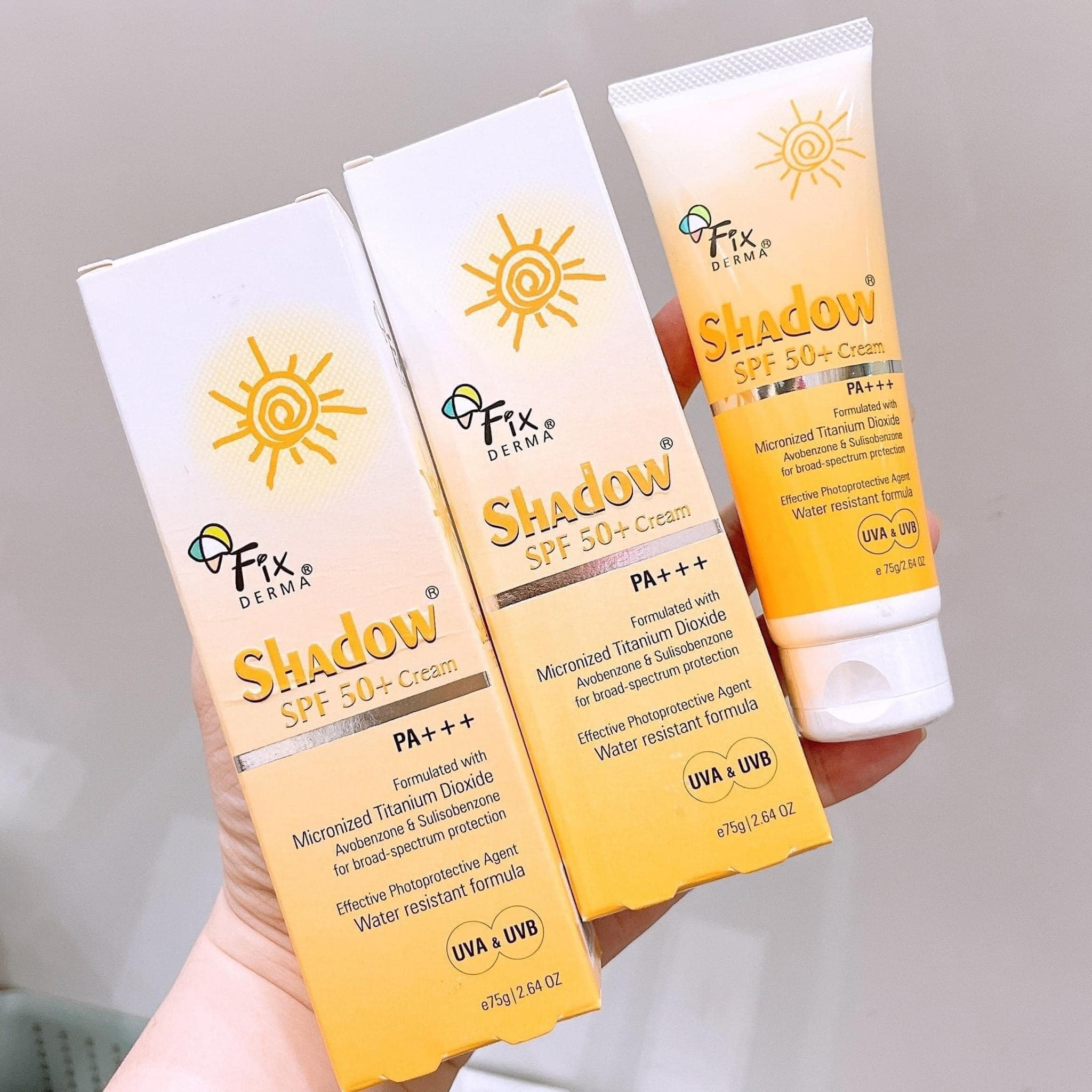 Kem Chống Nắng Fixderma Shadow Cream SPF 50+ (75g)