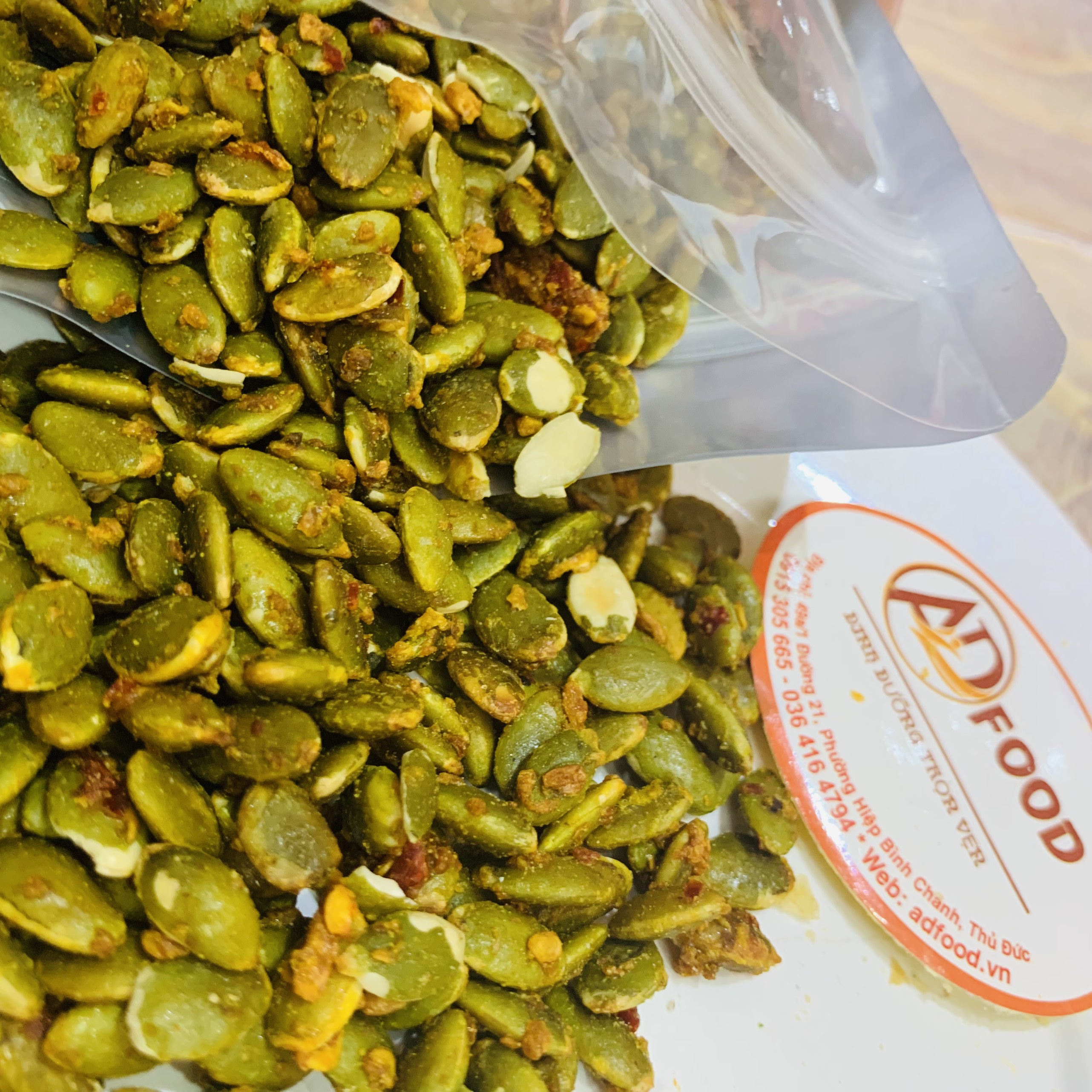 1kg nhận bí xanh sấy bơ tỏi