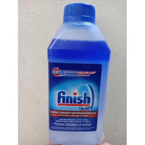 Dung dịch vệ sinh máy, tẩy cặn máy rửa chén bát Finish
