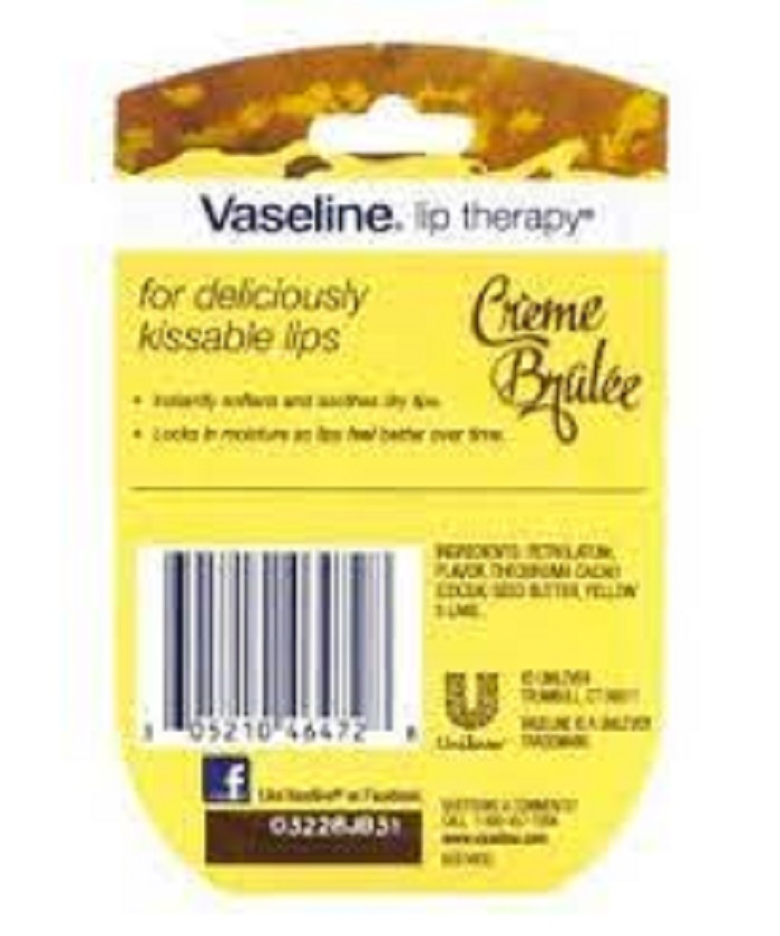 Sáp Dưỡng Môi Vaseline Lip Therapy – Creme Brulee (7g)