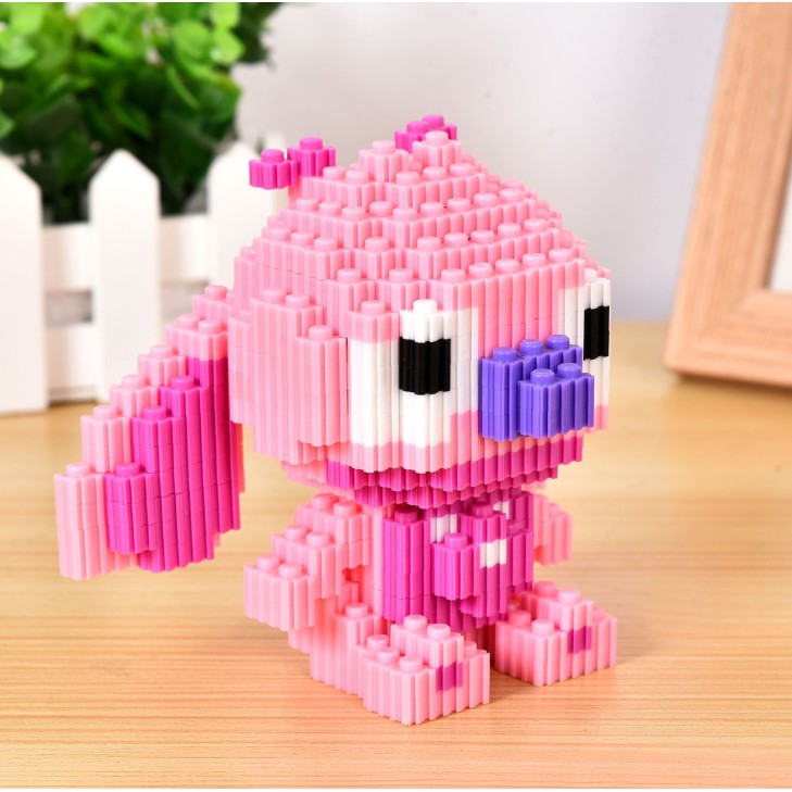 Đồ chơi xếp hình Stitch Linkgo - Bản Pink