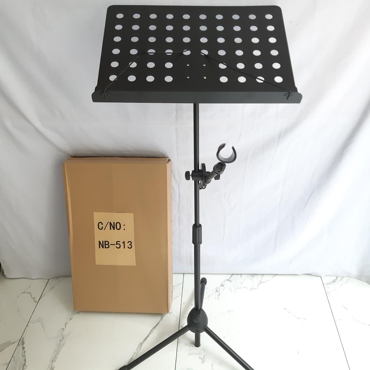CHÂN NHẠC, CHÂN ĐỠ NHẠC. KẸP MICRO. NB 513. (cao 1m2)
