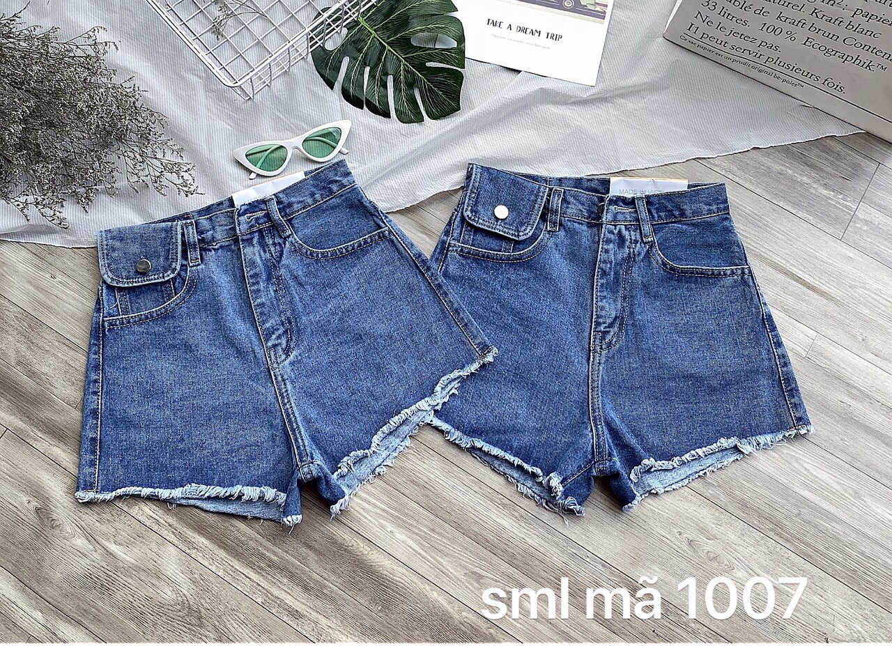 QUẦN SHORT JEAN LƯNG CAO SIZE ĐẠI SIÊU CÁ TÍNH-JT39