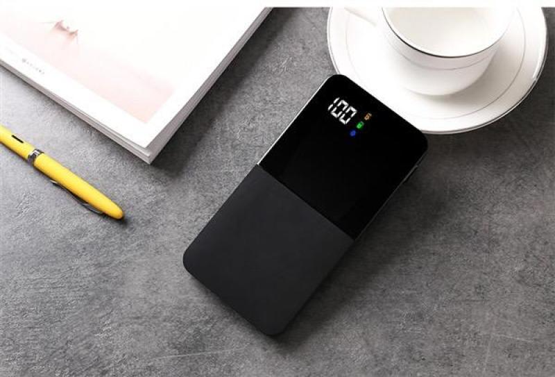 Giá Pin sạc dự phòng Q100 Polymer 15000mAh siêu mỏng cảm giác tay tốt nhỏ gọn trang nhã cao quí 2 cổng vào Android và IOS 2 cổng USB