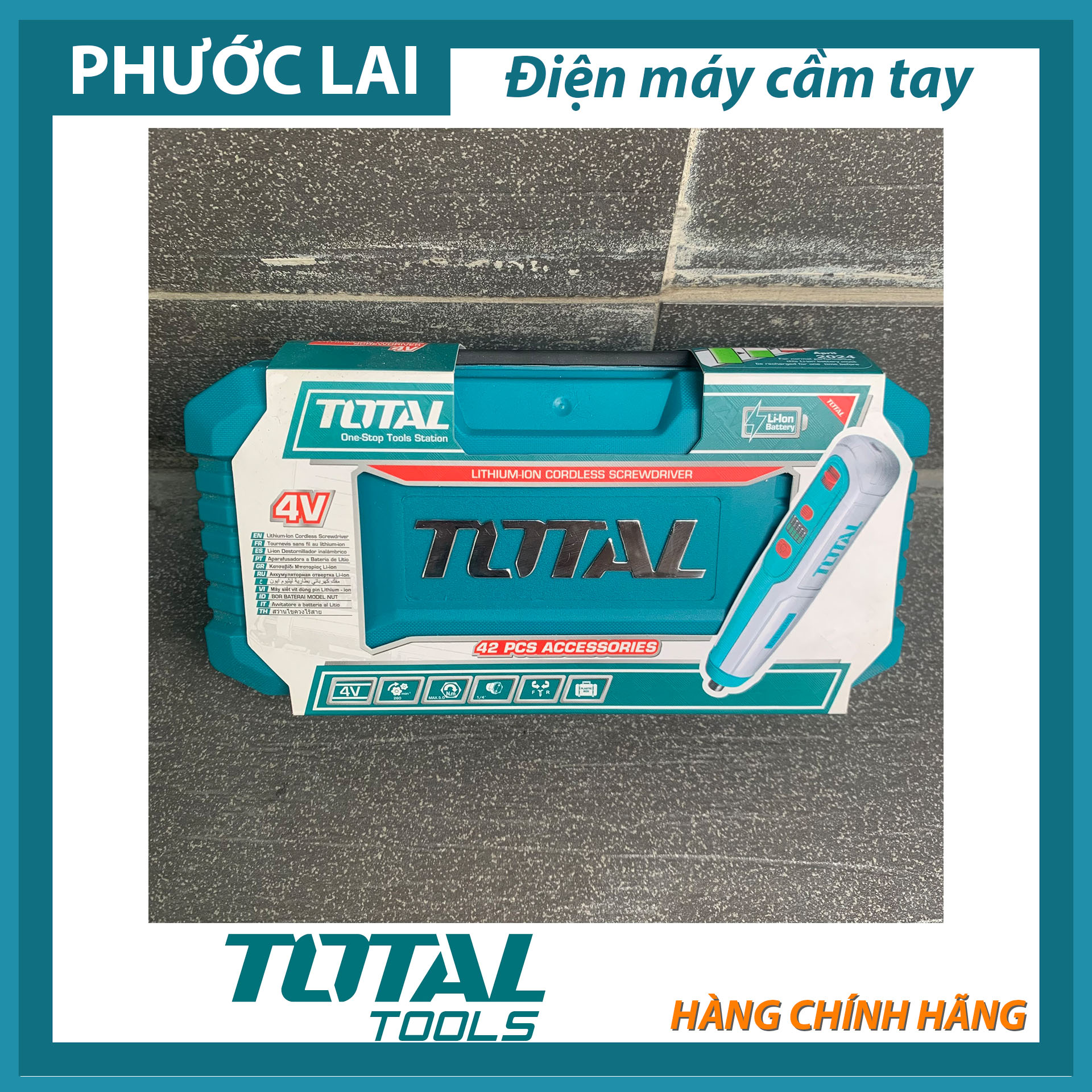 Total tsdli0403 4V battery screwdriver (original)