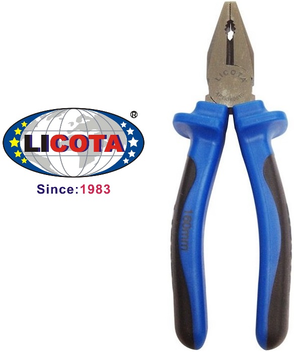 Kìm điện 200mm 8inch 1000v cr-v apt-36001dsl licota made in taiwan