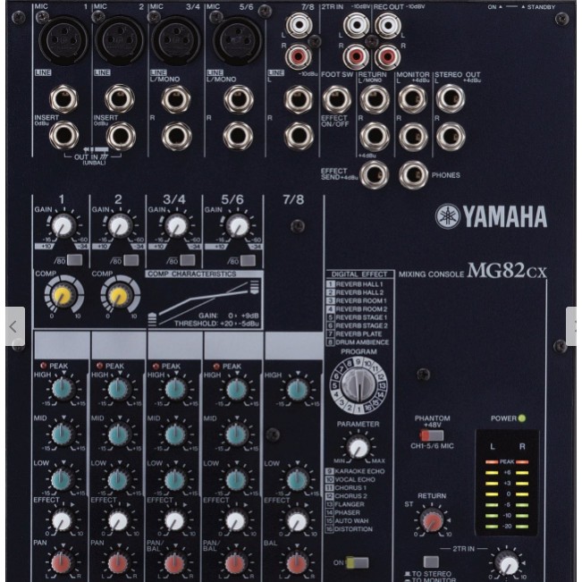 MIXER BÀN YAMAHA MG82CX - MG82CX