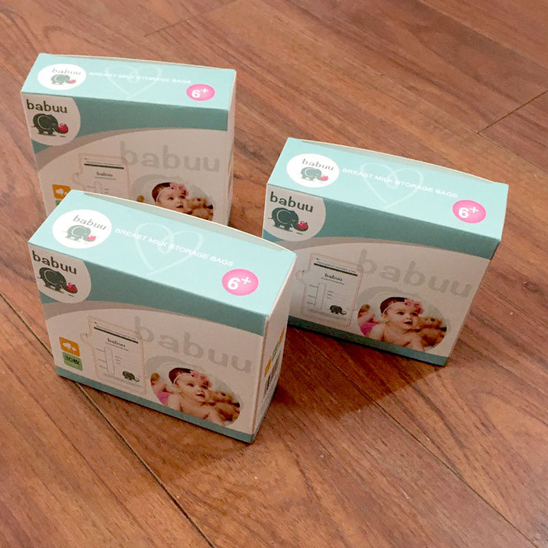 Túi trữ sữa Babuu hộp 30 túi 100ml