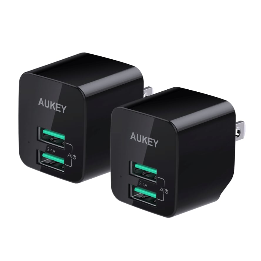 Củ sạc nhanh AUKEY PA-U32 12W, 2 cổng USB