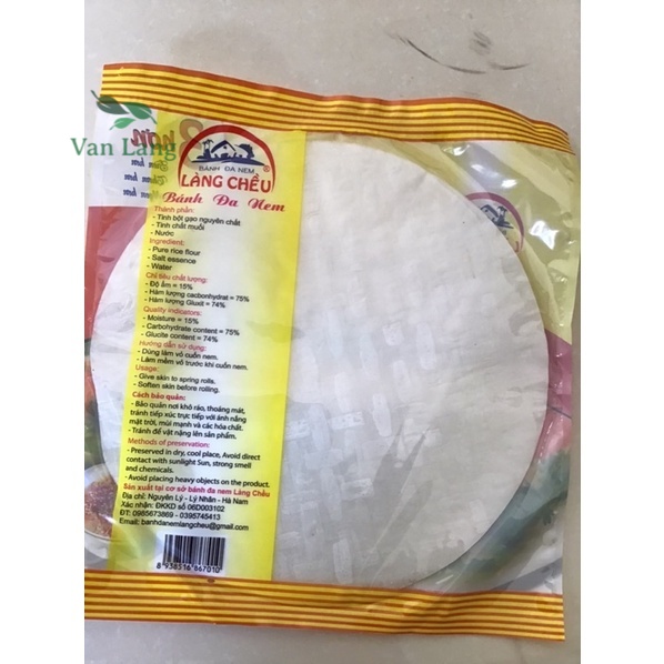 Bánh đa nem làng chều gói 15 lá