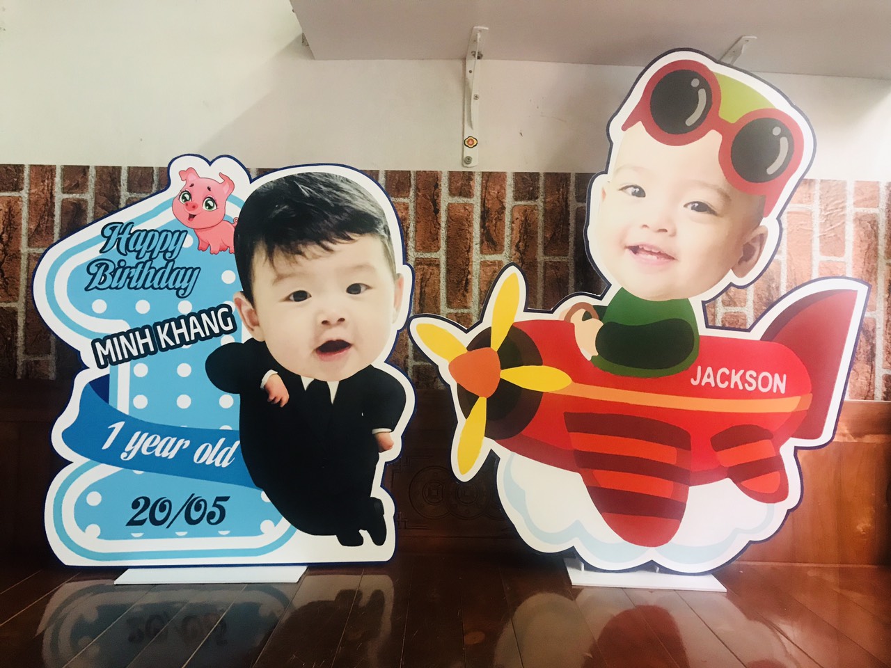 Chibi trang trí sinh nhật cho bé trai