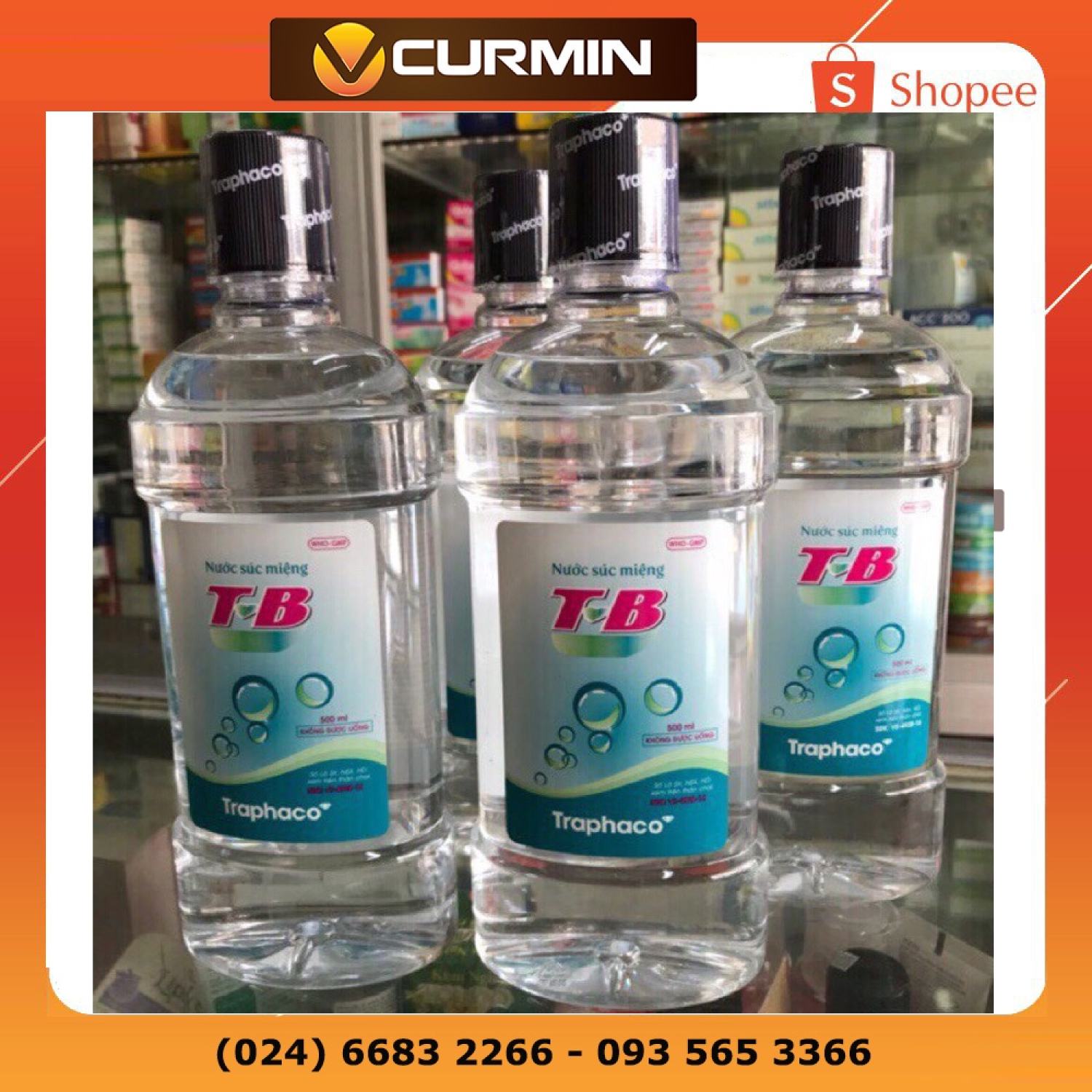 Nước súc miệng TB Traphaco chai 500ml (Chính hãng)