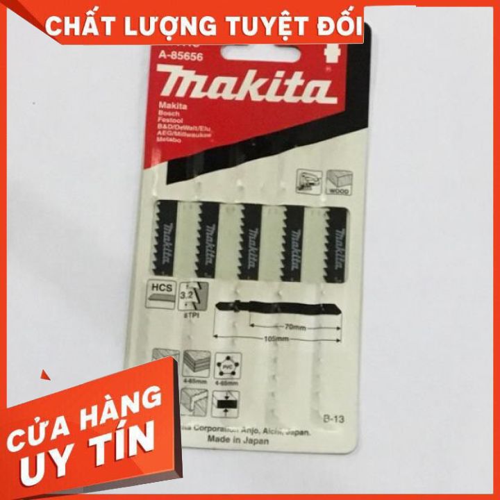 Bộ lưỡi cưa lọng gỗ 5 chi tiết makita a-85656