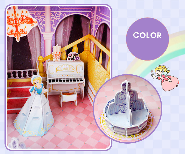 Mô hình giấy 3D CubicFun - Fairytale Castle - P809h