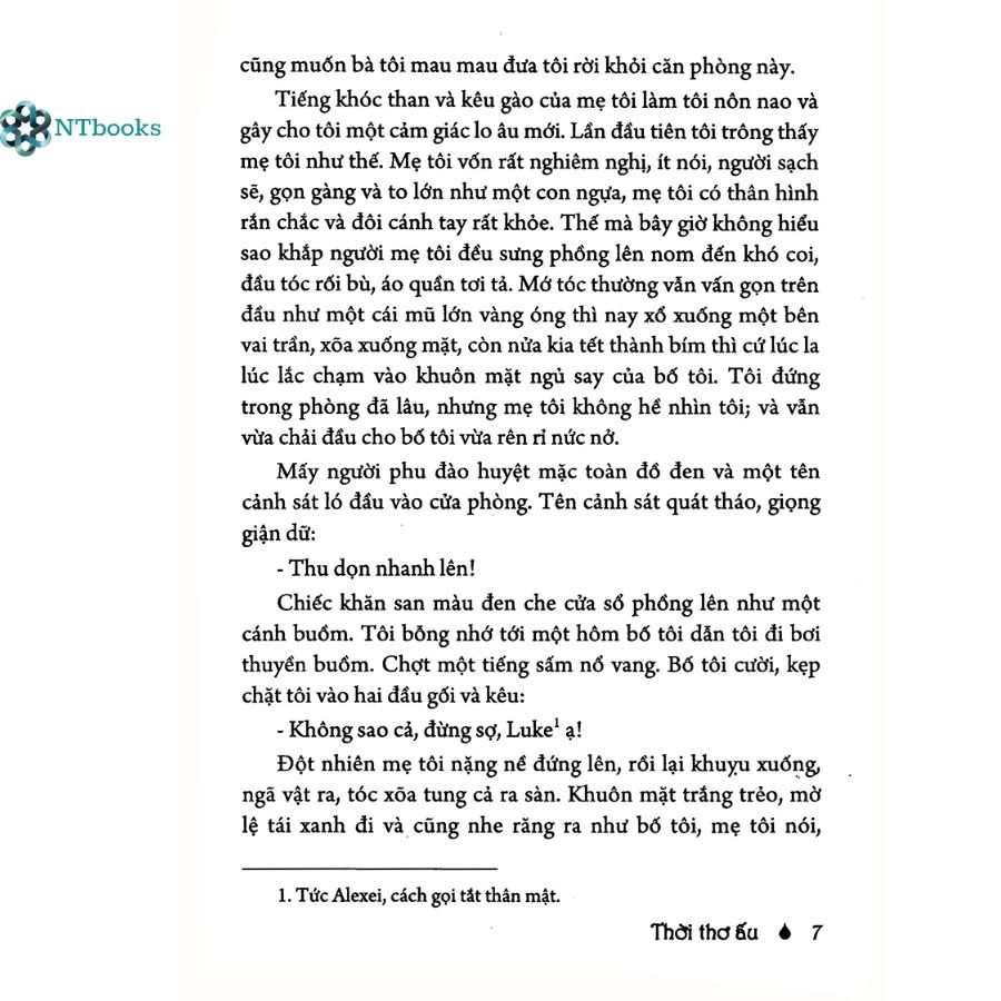 Sách Thời Thơ Ấu - Macxim Gorki - NTbooks