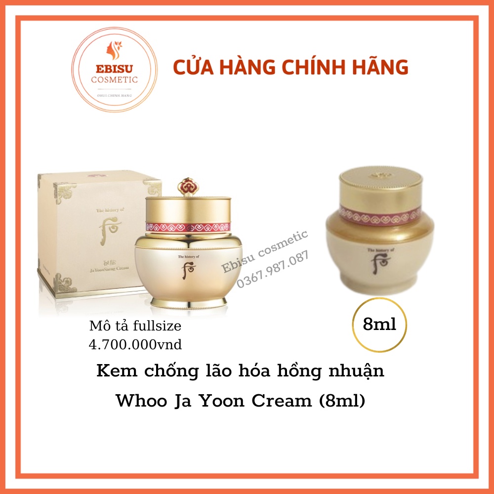 Kem chống lão hóa hồng nhuận Whoo Bichup Ja Yoon Cream
