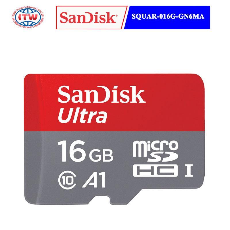 Thẻ nhớ SanDisk Ultra microSDHC 16GB C10 A1 UHS-I 98MB/s - Hãng Phân Phối Chính Thức