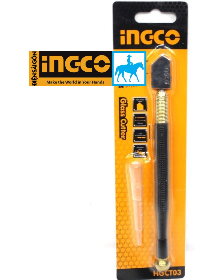 Dao cắt kiếng 178mm INGCO HGCT03