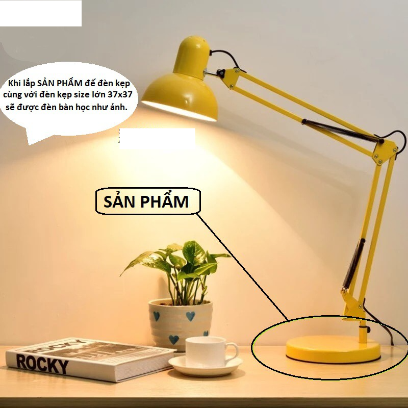 ĐẾ ĐÈN KẸP PIXAR CỠ TO