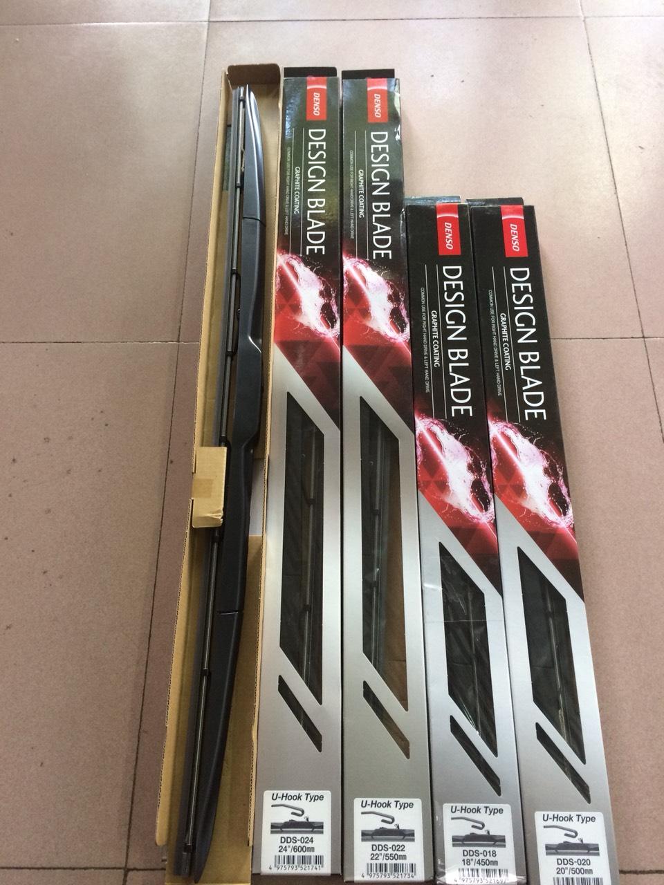 Chổi gạt mưa DENSO (3 Khúc, Thân Mềm) XỊN