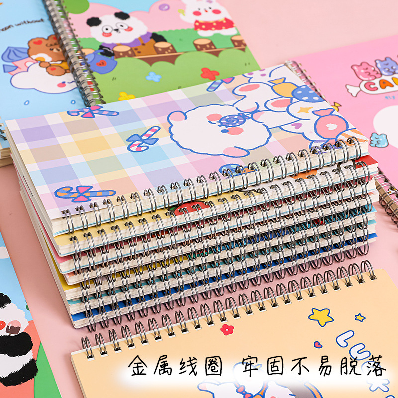 Sổ tay lò xo A5 So kute - giấy trắng