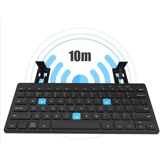 Bàn phím CƠ RỜI cho laptop, điện thoại, ipad- Bàn phím không dây nhỏ gọn Bàn Phím Không Dây- Bàn phím bluetooth BOW HB191A cao cấp, hỗ trợ kết nối 3 thiết bị cùng lúc