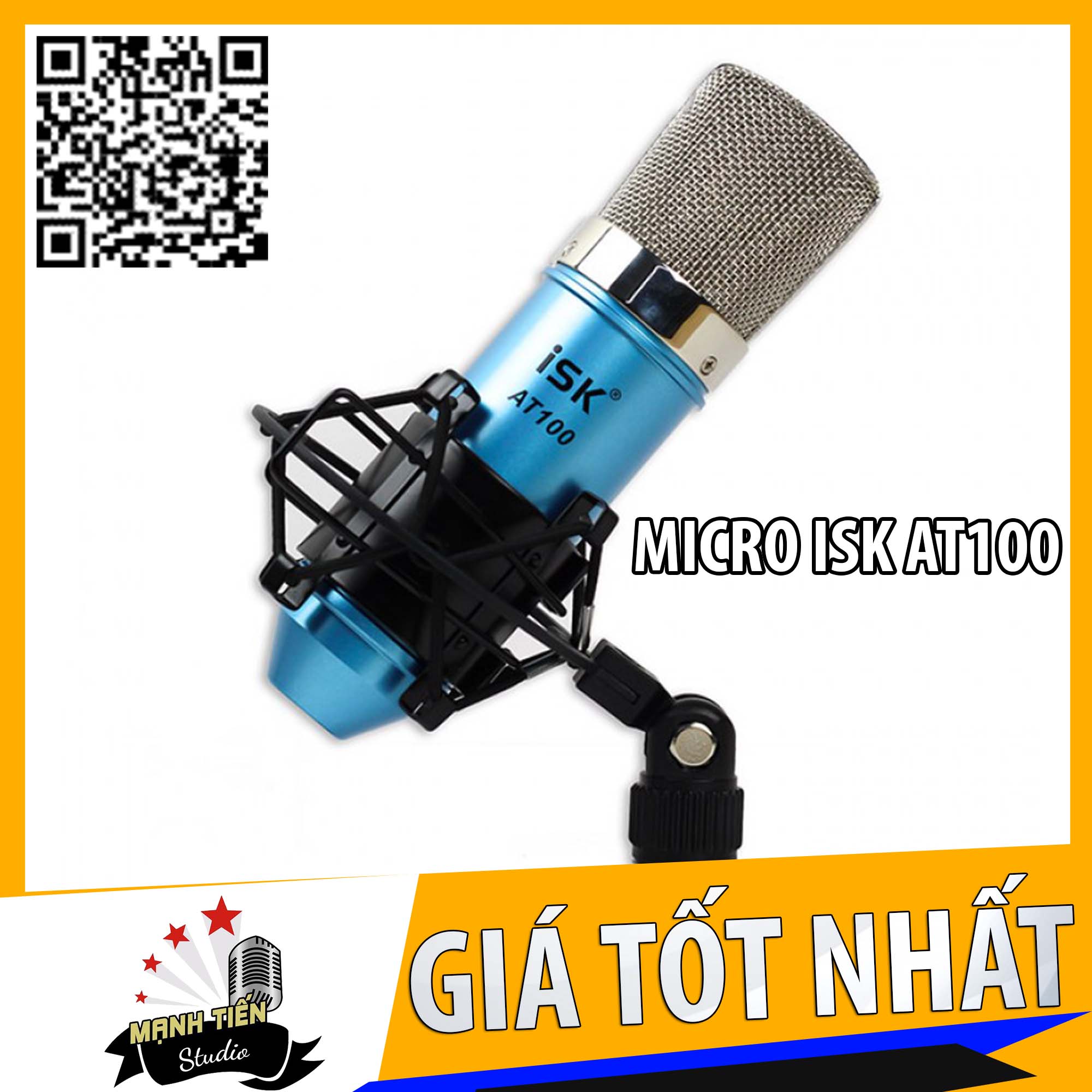 Micro Thu Âm iSK AT100 - Mic Hát Karaoke, Hát Live Stream » Mic Hoa Vinh