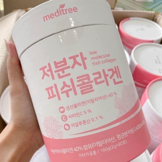 Meditree Low Molecullar Fish Collagen Hàn Quốc Hộp 90 Gói