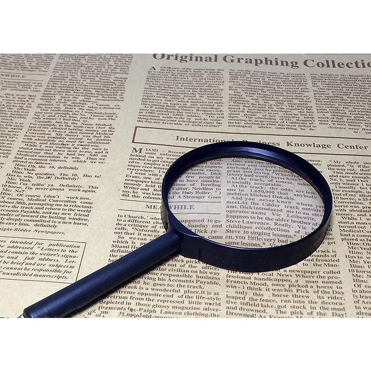 More Savings with Set of 2, Set of 3] Glass Magnifying Glass to Magnify Objects, Helping the Elderly Read Newspapers - Diameter 9cm - Domestic Japan