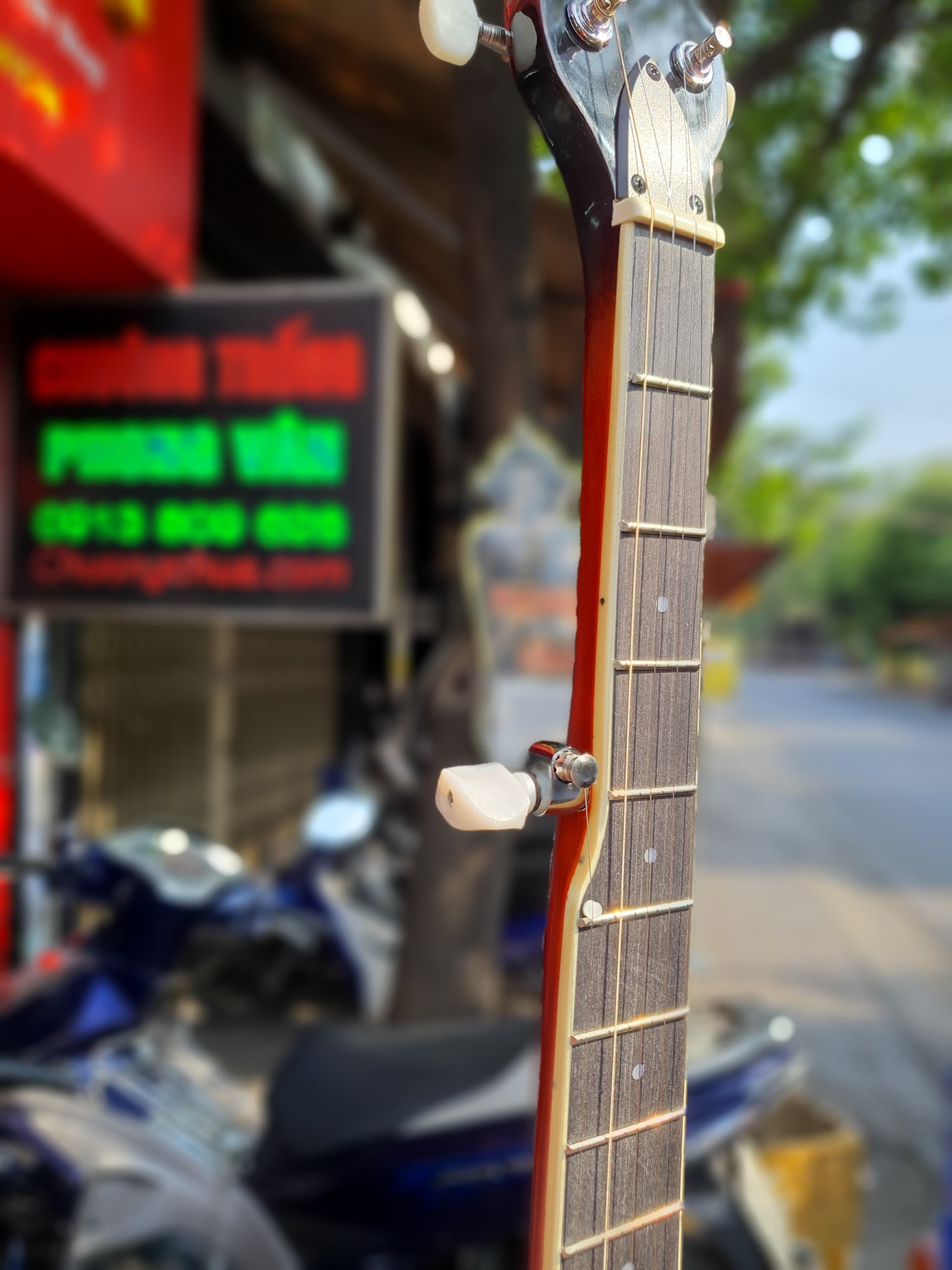 Đàn Banjo nhập khẩu gỗ Mahogany