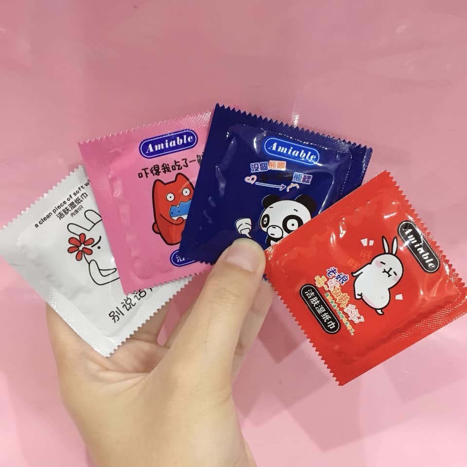 Combo 10 Khăn Giấy Ướt Dạng Gói Mini Kiểu Dáng BCS