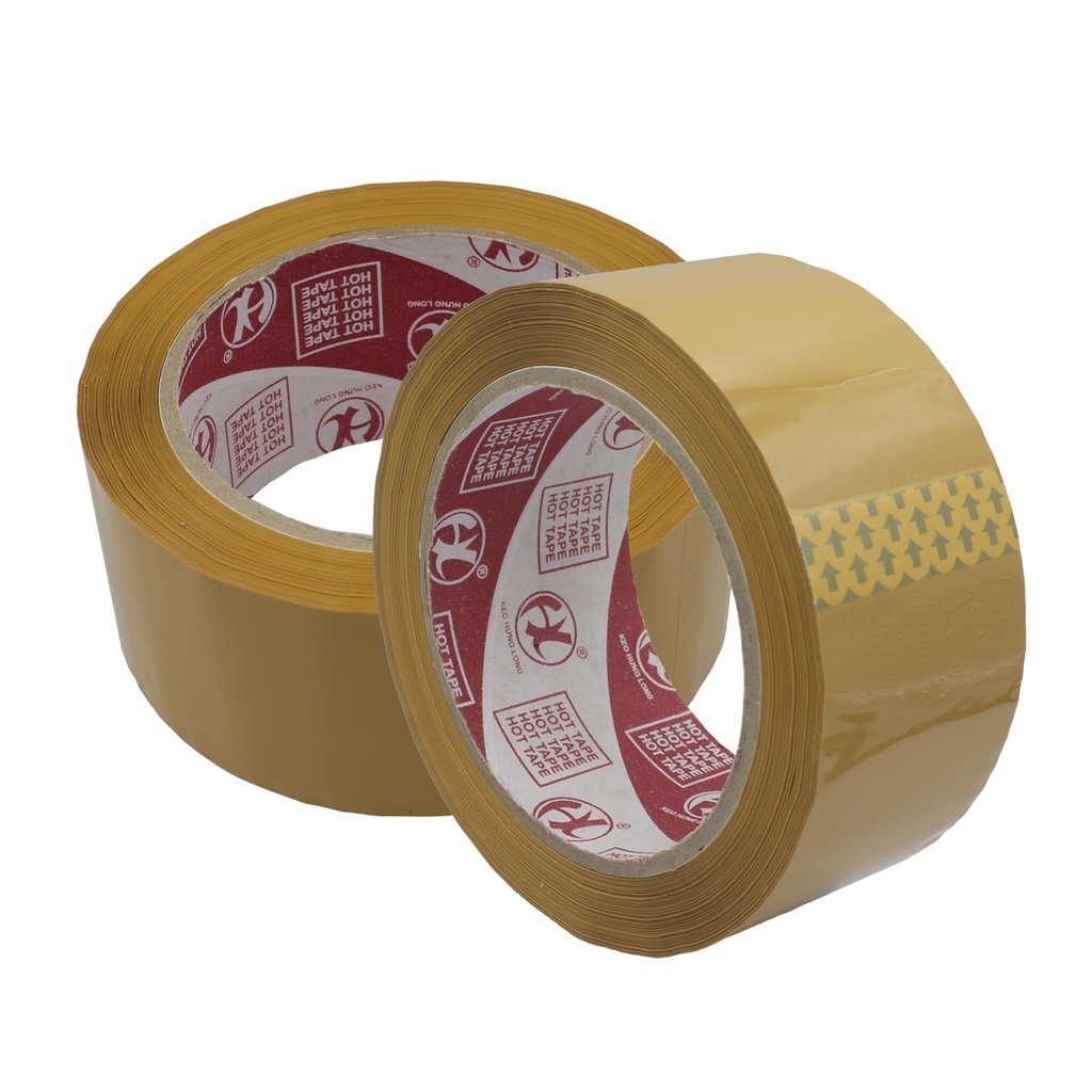 Băng keo trong siêu dính dán thùng chống thấm 7cm 100yard. 4 cuộn/cây thiện phước