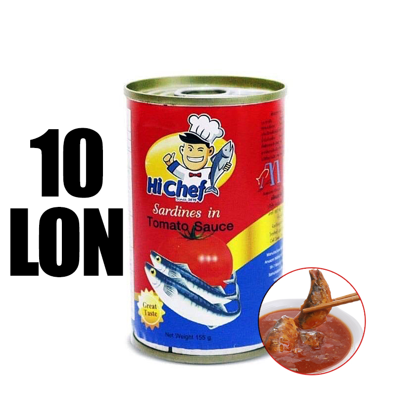 Cá Nục Sốt Cà Hi Chef Thái Lan 155G [1 lốc 10 hộp]