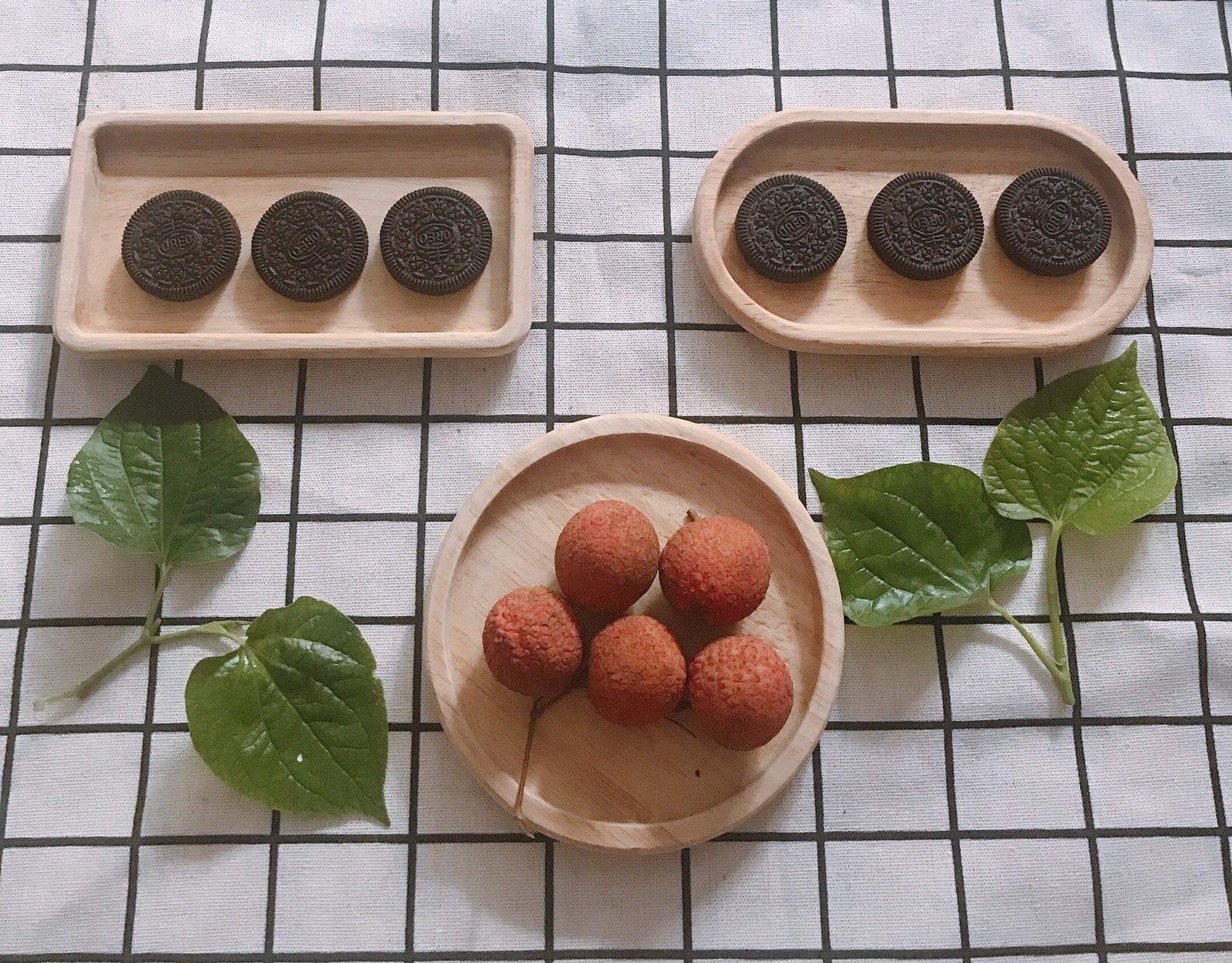 Khay gỗ Oval decor
