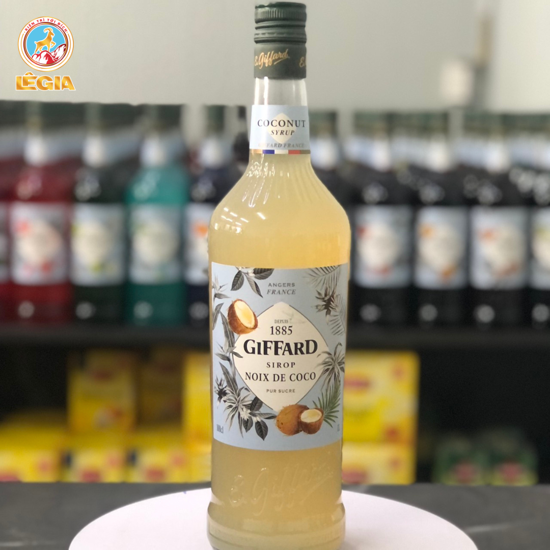 SIRO GIFFARD DỪA 1L - GIFFARD COCONUT SYRUP