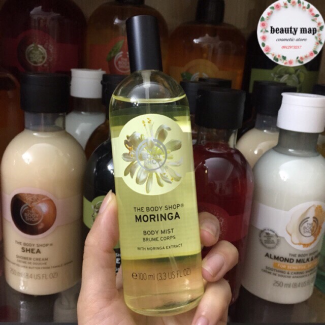 Xịt Body Mist The Body Shop Moringa