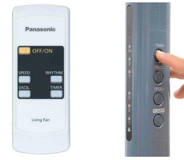 Quạt đứng Panasonic F-409K, Động cơ bạc đạn, Có điều khiển, Bảo hành chính hãng 1 năm
