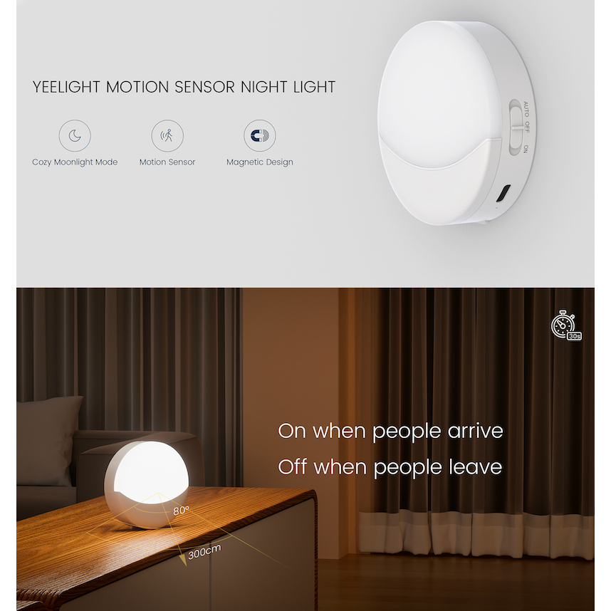 Đèn cảm ứng Yeelight Light Sensor Plug-in LED Night Light Ánh sáng dịu nhẹ tự động sáng khi trời tối