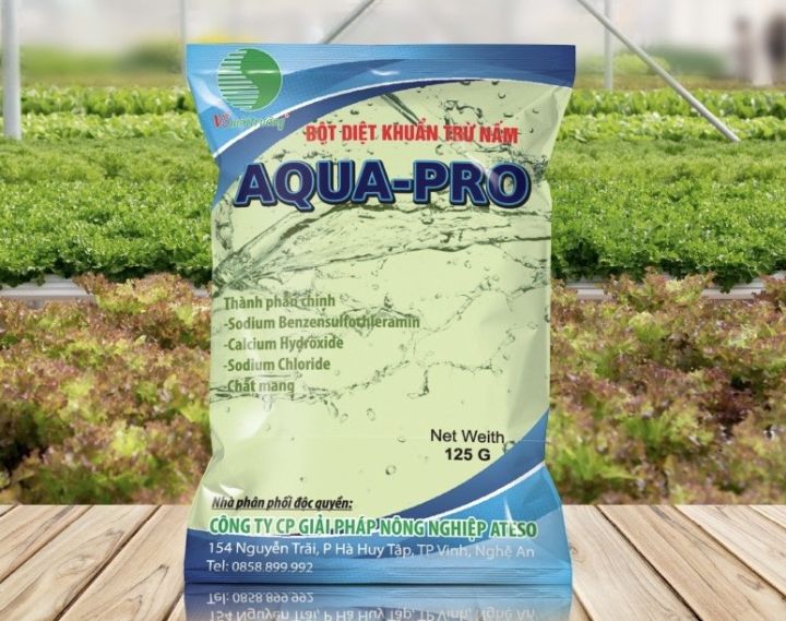 Aqua-Pro Bột diệt khuẩn trừ nấm an toàn hiệu quả (gói 125g)