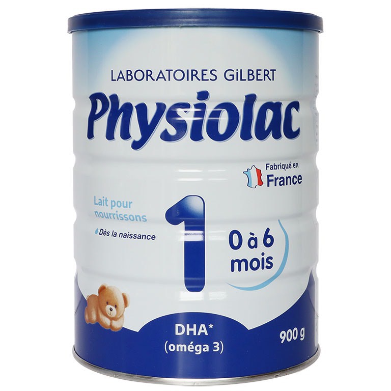 [ CHÍNH HÃNG 100% ] Sữa bột Physiolac số 1, 2, 3 900g Date 2023 [Mẫu mới]