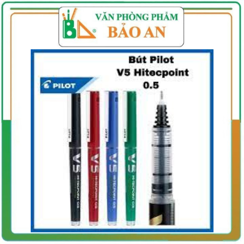 Bút mực nước pilot v5- bxc 0.5mm hi tecpoint