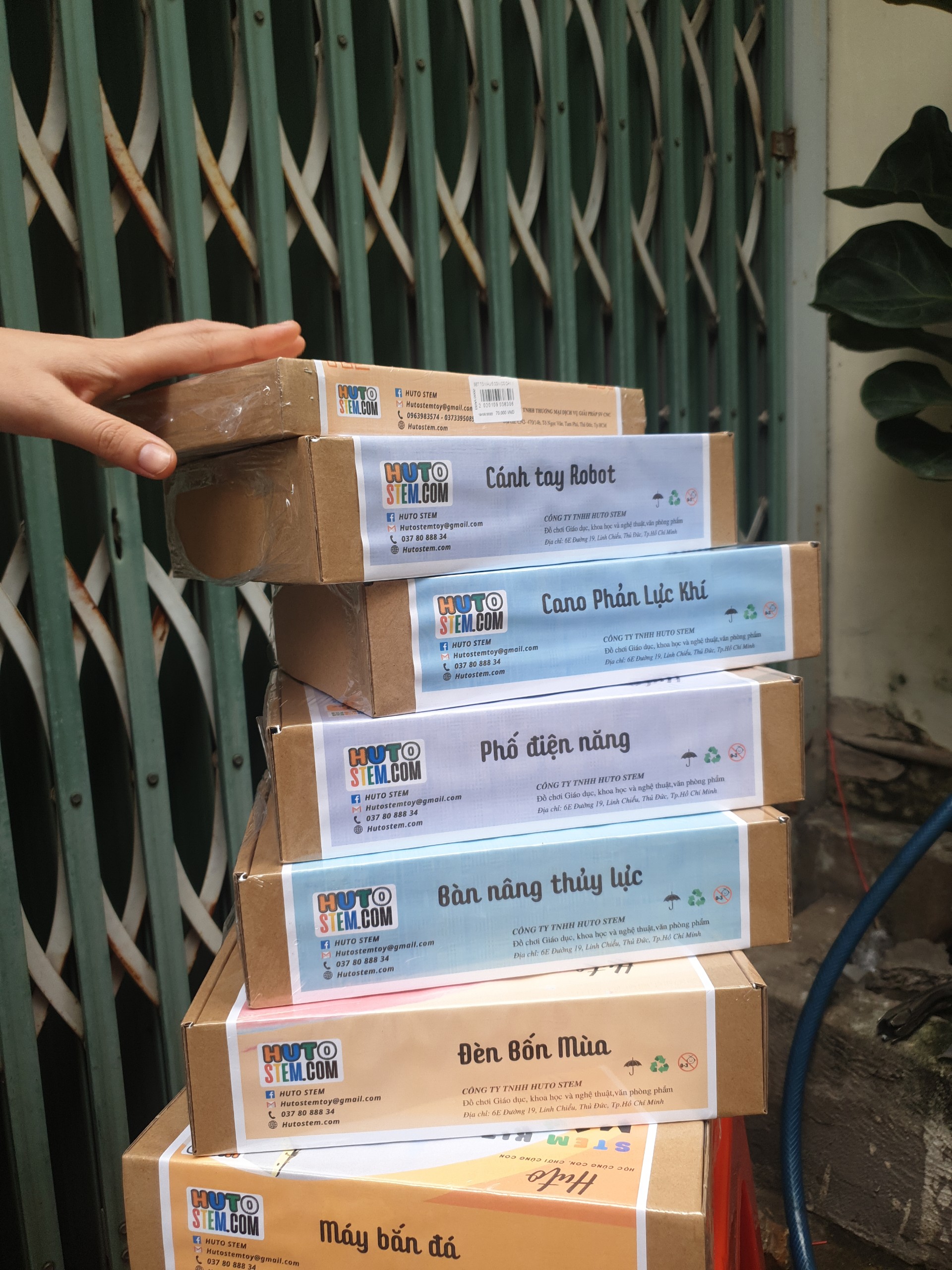 Đồ Chơi Cánh Tay Robot Thuỷ lực, STEM DIY