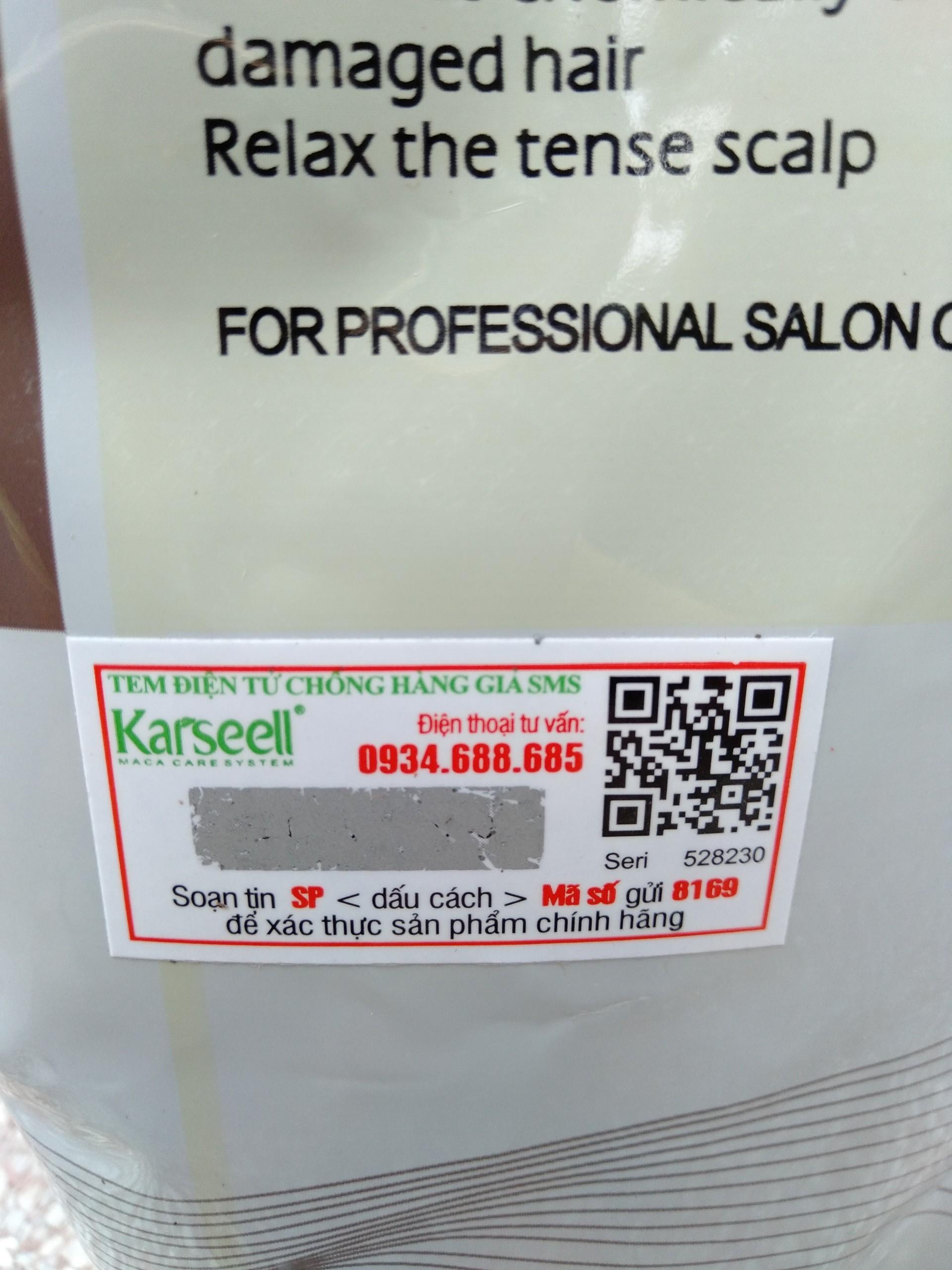 KEM Ủ TÓC HẤP DẦU COLLAGEN - Ủ PHỤC HỒI TÓC KARSEELL 500ml