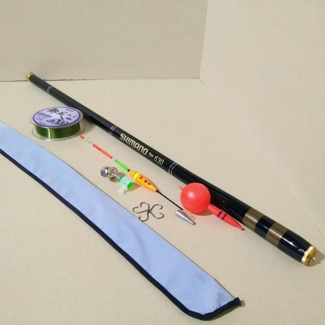 Cần Câu Tay Shimano 3m5 4m5 5m4 6m3 Full Size 5h Kèm Full Phụ Kiện Như Hình. Kích thước chính xác của sản phẩm này là: bộ cần đơn y hình,bộ cần 5H dài 3m6 - Siêu sale giảm giá cuối năm