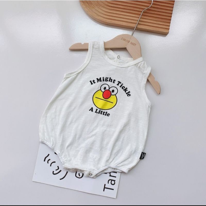 Bodysuit ba lỗ chip cho bé