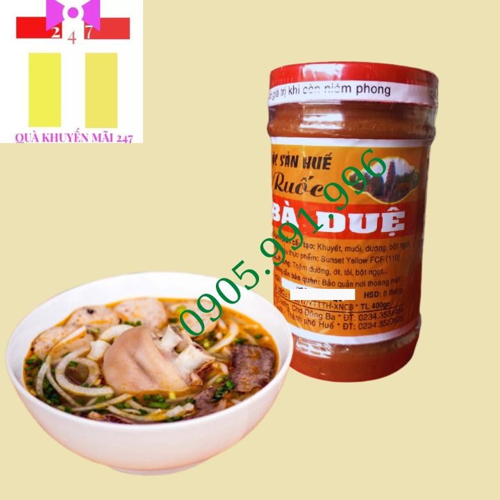Mắm ruốc Bà Duệ 380g - Quà khuyến mãi 247