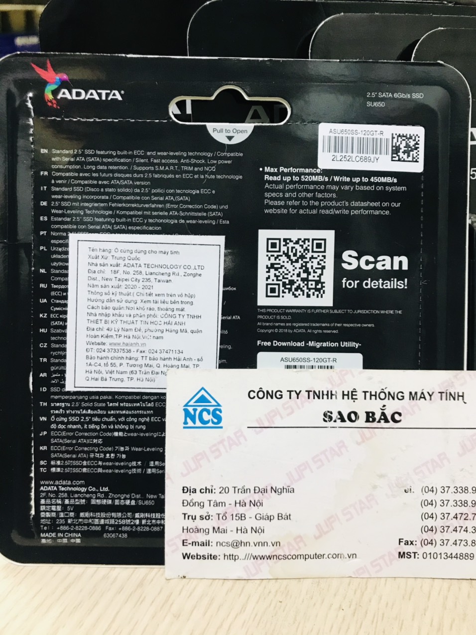 Ổ cứng SSD Adata SU650 120GB 2.5 inch SATA3